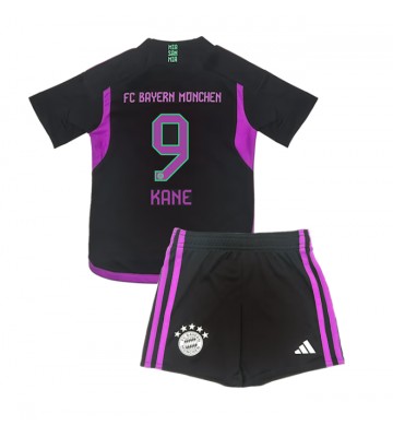 Bayern Munich Harry Kane #9 Borta Kläder Barn 2023-24 Kortärmad (+ Korta byxor)